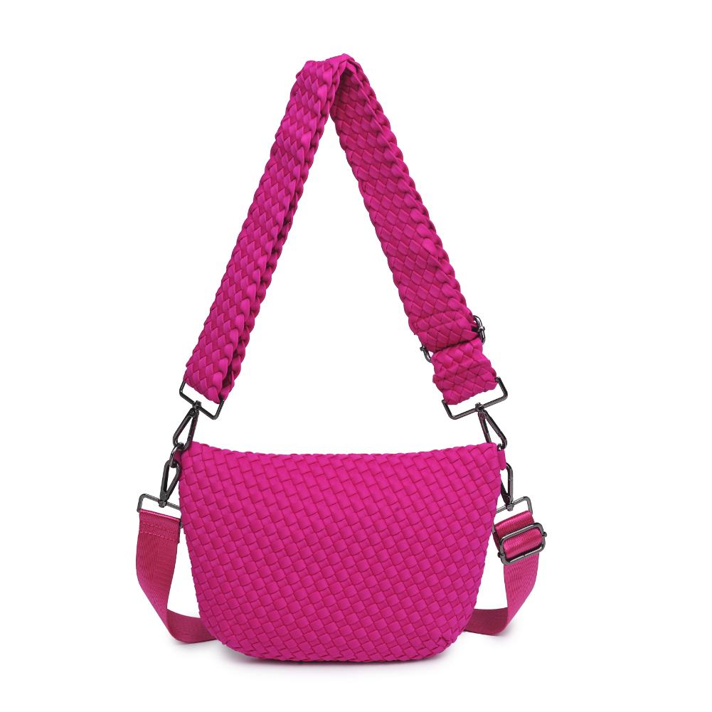 Product Image of Sol and Selene Ethereal - Woven Neoprene Crossbody 841764110860 View 7 | Fuchsia