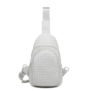 Sol and Selene Beyond The Horizon - Woven Neoprene Sling Backpack 841764109062 View 5 | Bone