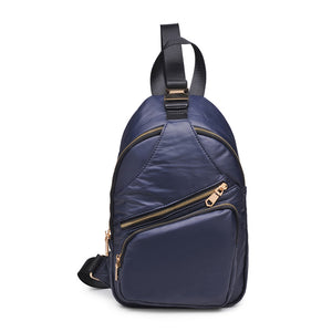 Product Image of Sol and Selene On The Go Sling Backpack 841764103824 View 1 | Navy