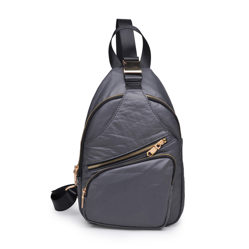 Product Image of Sol and Selene On The Go Sling Backpack 841764103817 View 1 | Grey