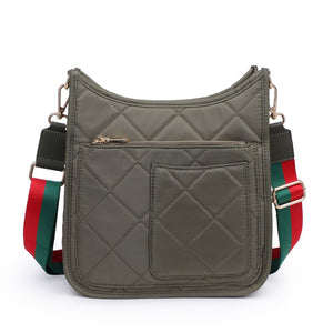 Product Image of Sol and Selene Motivator Messenger Crossbody 841764108416 View 5 | Olive