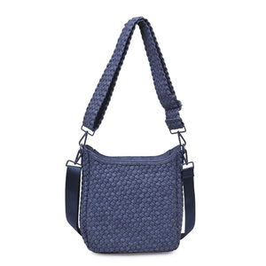 Product Image of Sol and Selene Kismet - Woven Neoprene Crossbody 841764110198 View 7 | Dark Denim