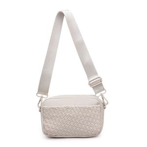 Sol and Selene Inspiration - Woven Neoprene Crossbody 841764109291 View 7 | Cream