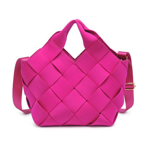 Sol and Selene Resilience - Woven Neoprene Tote 841764108584 View 5 | Fuchsia