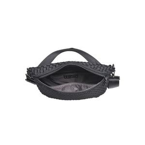 Product Image of Sol and Selene Ethereal - Woven Neoprene Belt Bag 841764110839 View 4 | Black