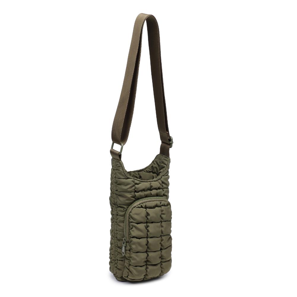 Product Image of Sol and Selene Let It Flow - Quilted Puffer Crossbody 841764110419 View 6 | Olive