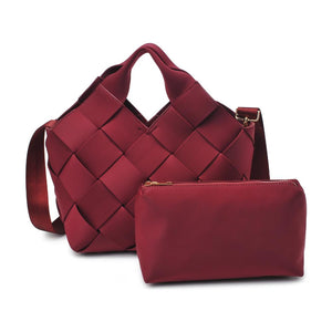 Sol and Selene Resilience - Woven Neoprene Tote 841764110136 View 7 | Wine