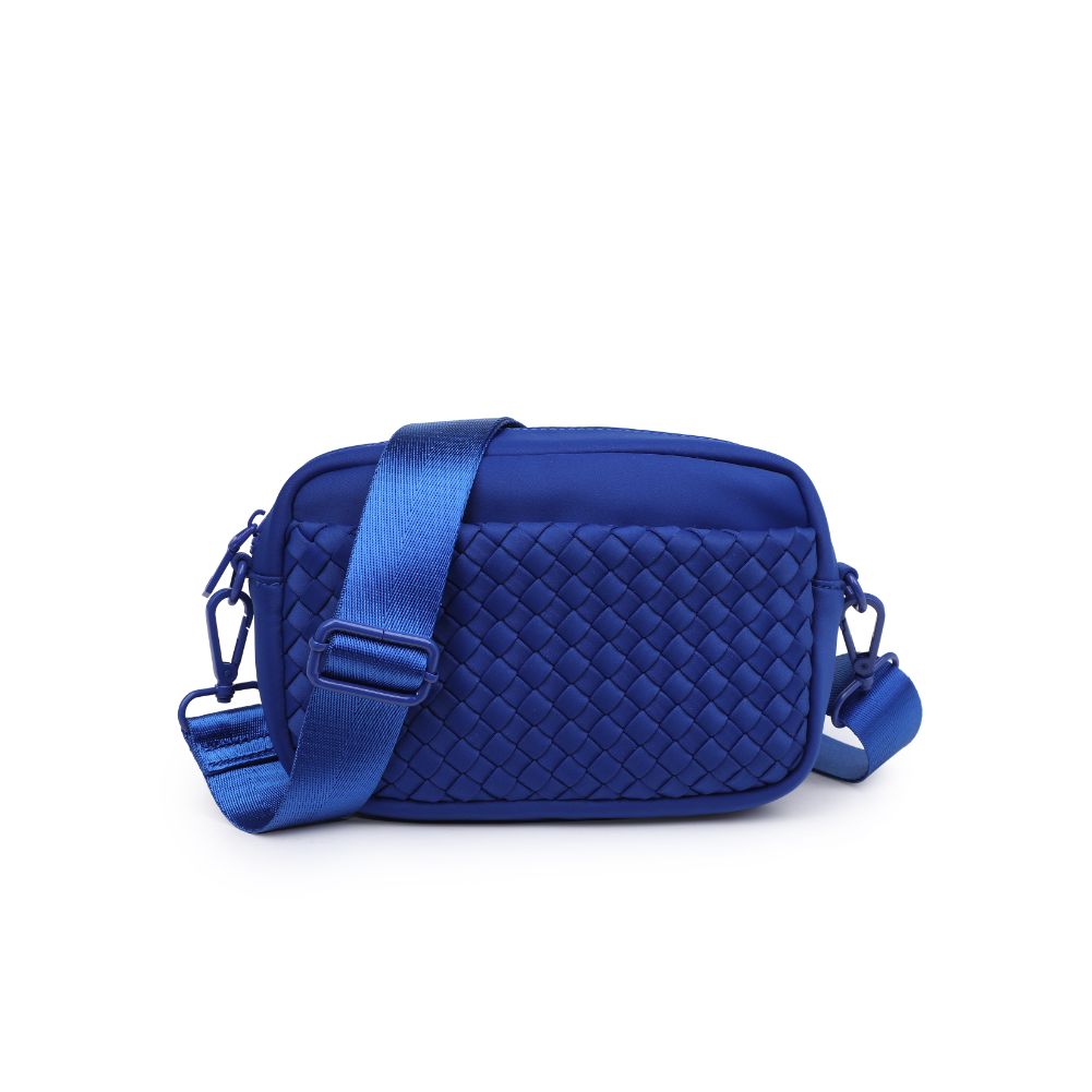 Sol and Selene Inspiration - Woven Neoprene Crossbody 841764108362 View 5 | Royal Blue