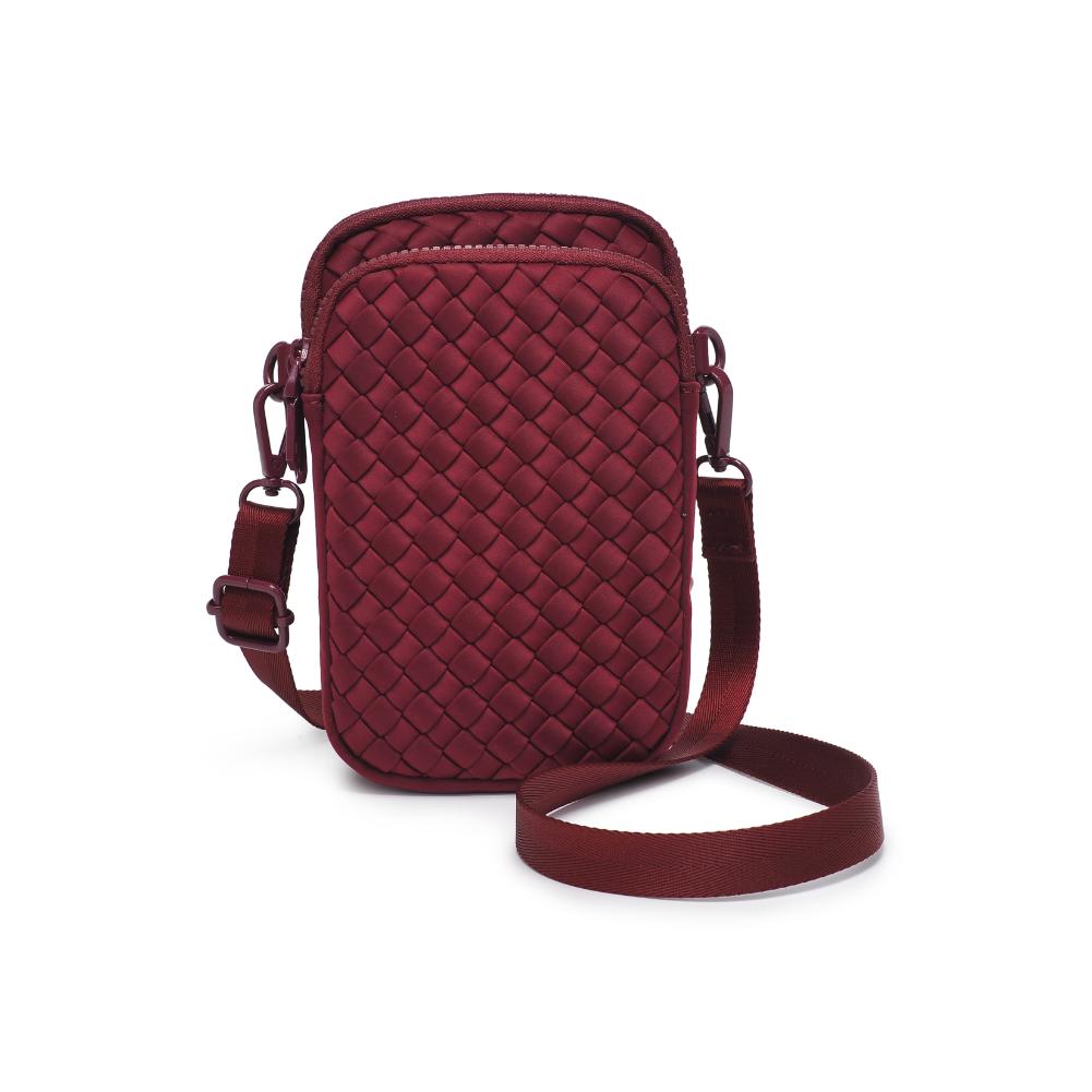 Sol and Selene Divide & Conquer - Woven Neoprene Crossbody 841764110211 View 5 | Wine