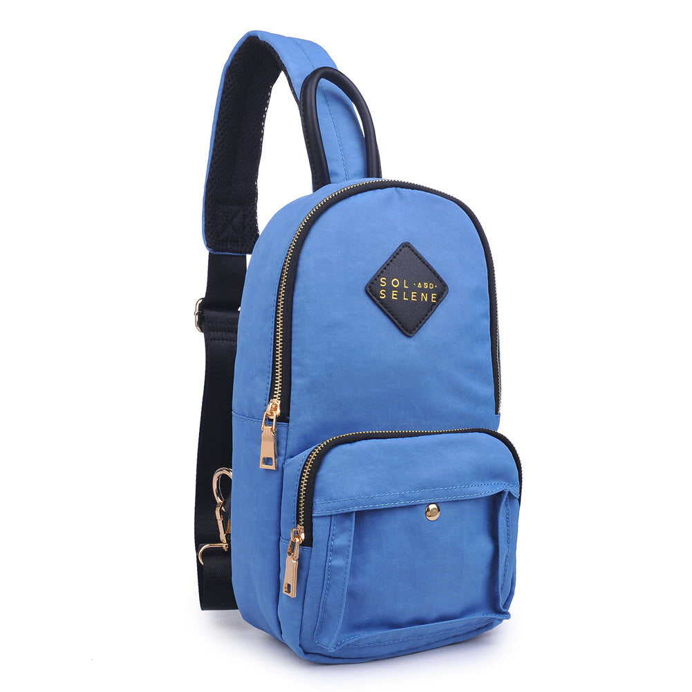 Product Image of Sol and Selene Hustle Sling Backpack 609224404801 View 2 | Blue