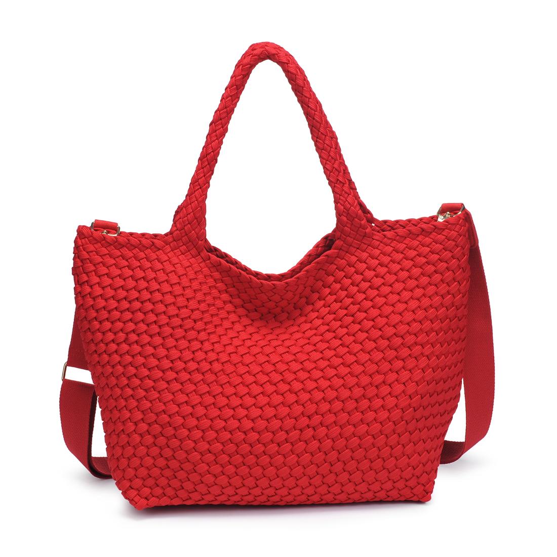 Product Image of Sol and Selene Sky&#39;s The Limit - Medium Sustainable Tote 841764111645 View 5 | Red