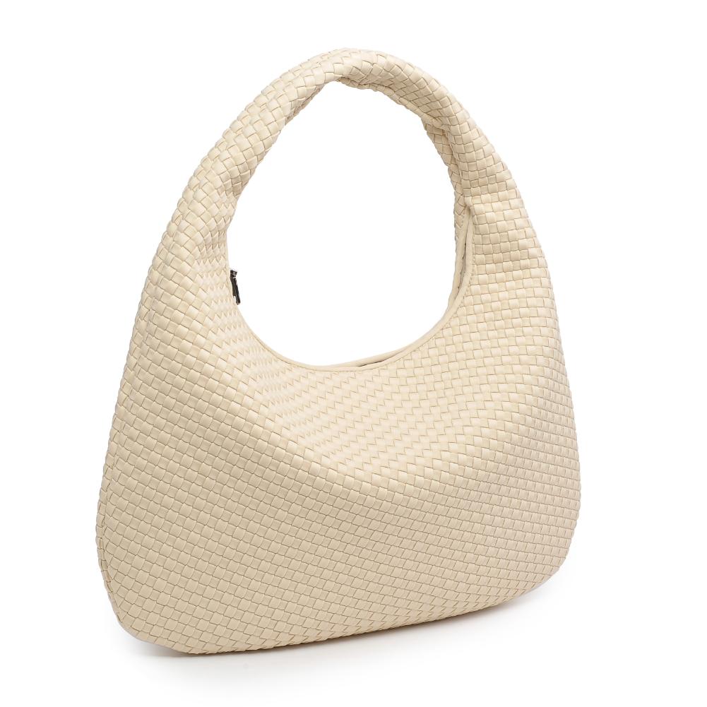 Product Image of Sol and Selene Dare to Dream - Large Woven Neoprene Hobo 841764110921 View 6 | Cream