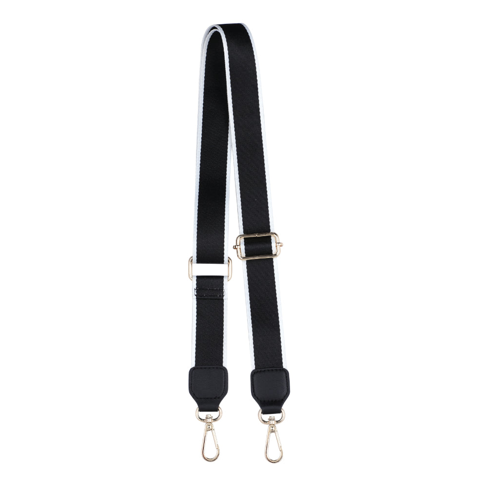 Product Image of Sol and Selene Adjustable Shoulder Crossbody Strap Shoulder Strap 841764106221 View 7 | Black White