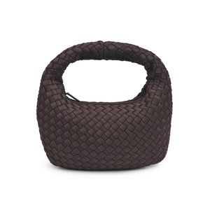 Product Image of Sol and Selene Dare to Dream - Small Woven Neoprene Clutch 841764111096 View 5 | Chocolate