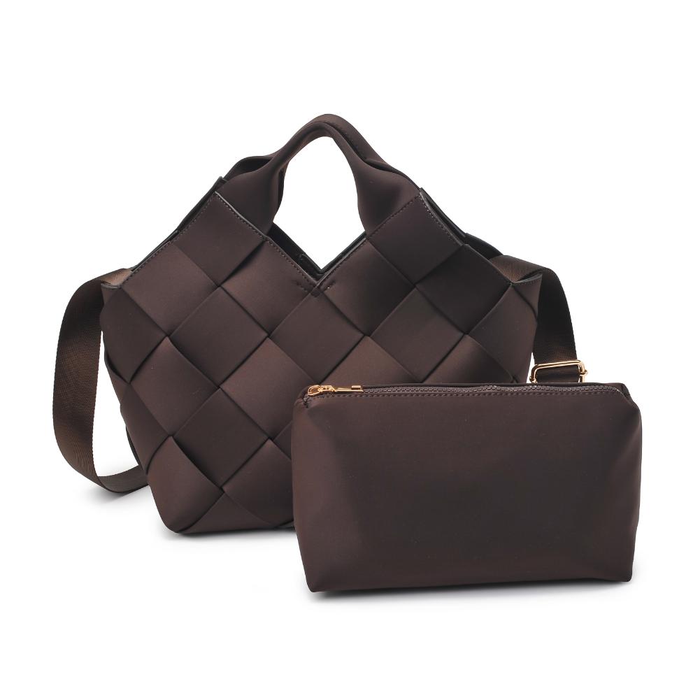 Sol and Selene Resilience - Woven Neoprene Tote 841764110129 View 7 | Chocolate