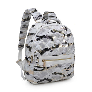 Product Image of Sol and Selene All Star Backpack 841764105163 View 6 | White Metallic Camo