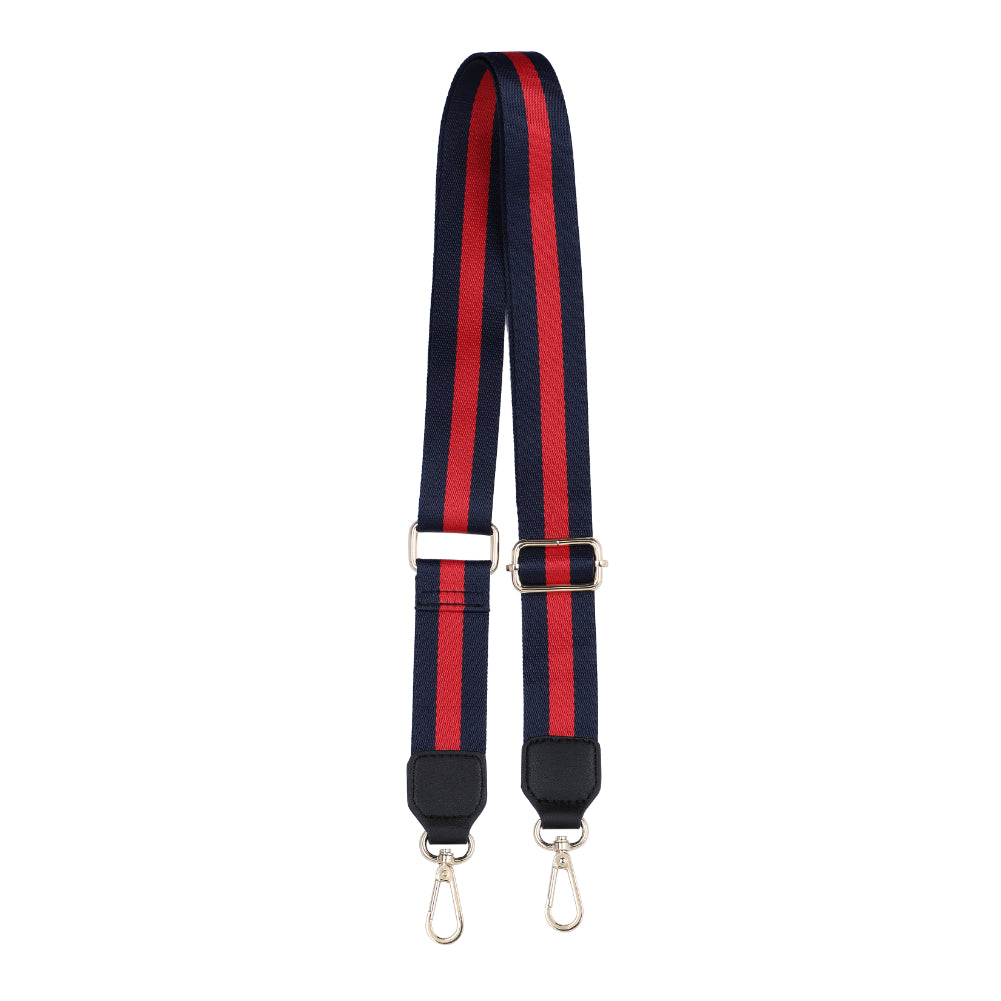 Product Image of Sol and Selene Adjustable Shoulder Crossbody Strap Shoulder Strap 841764106252 View 7 | Navy Red Navy