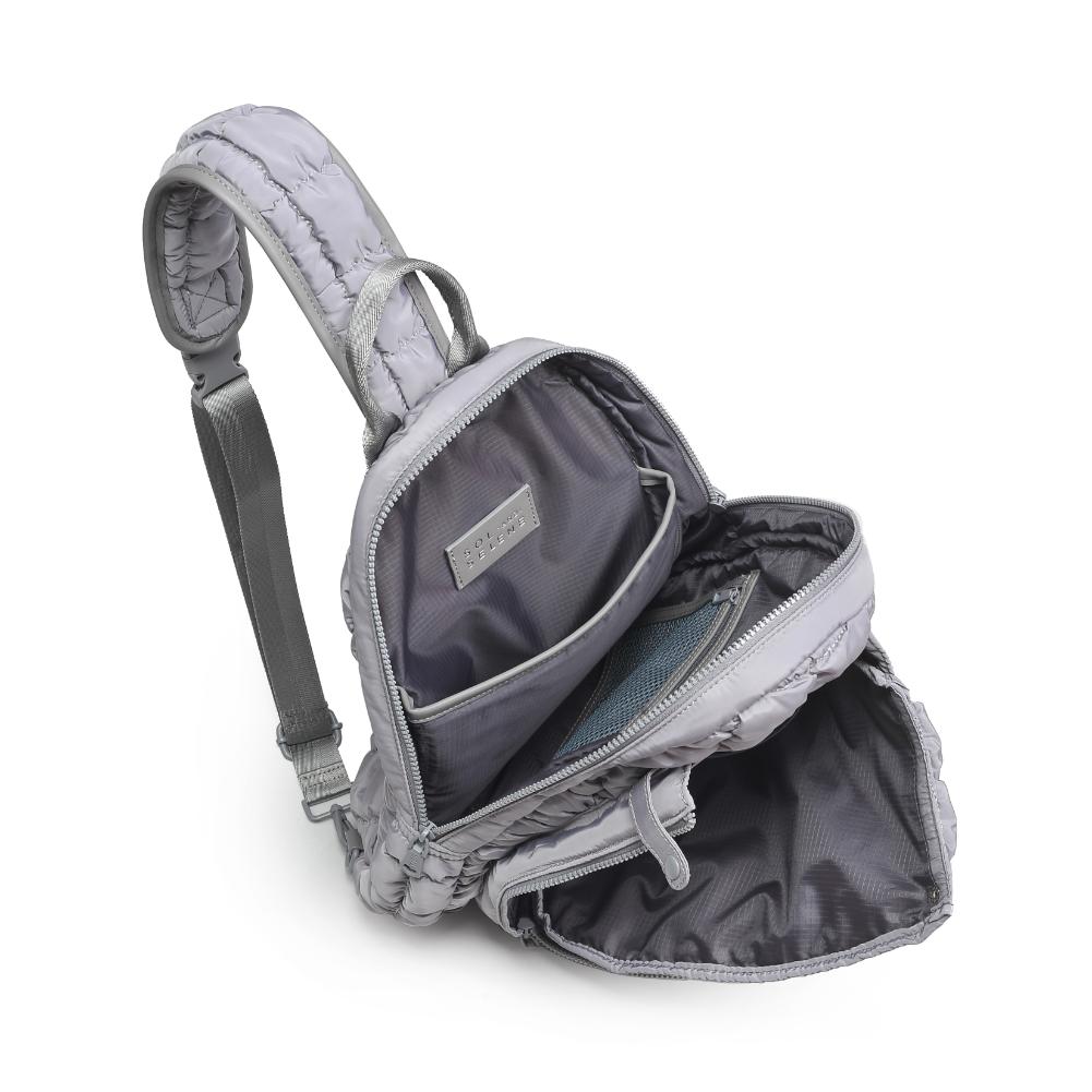 Product Image of Sol and Selene Match Point - Pickleball & Paddle Tennis Sling Backpack 841764111171 View 8 | Grey