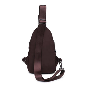 Sol and Selene Beyond The Horizon - Woven Neoprene Sling Backpack 841764110440 View 7 | Chocolate