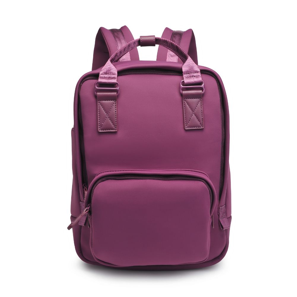 Product Image of Sol and Selene Iconic - Neoprene Backpack 841764106689 View 5 | Eggplant