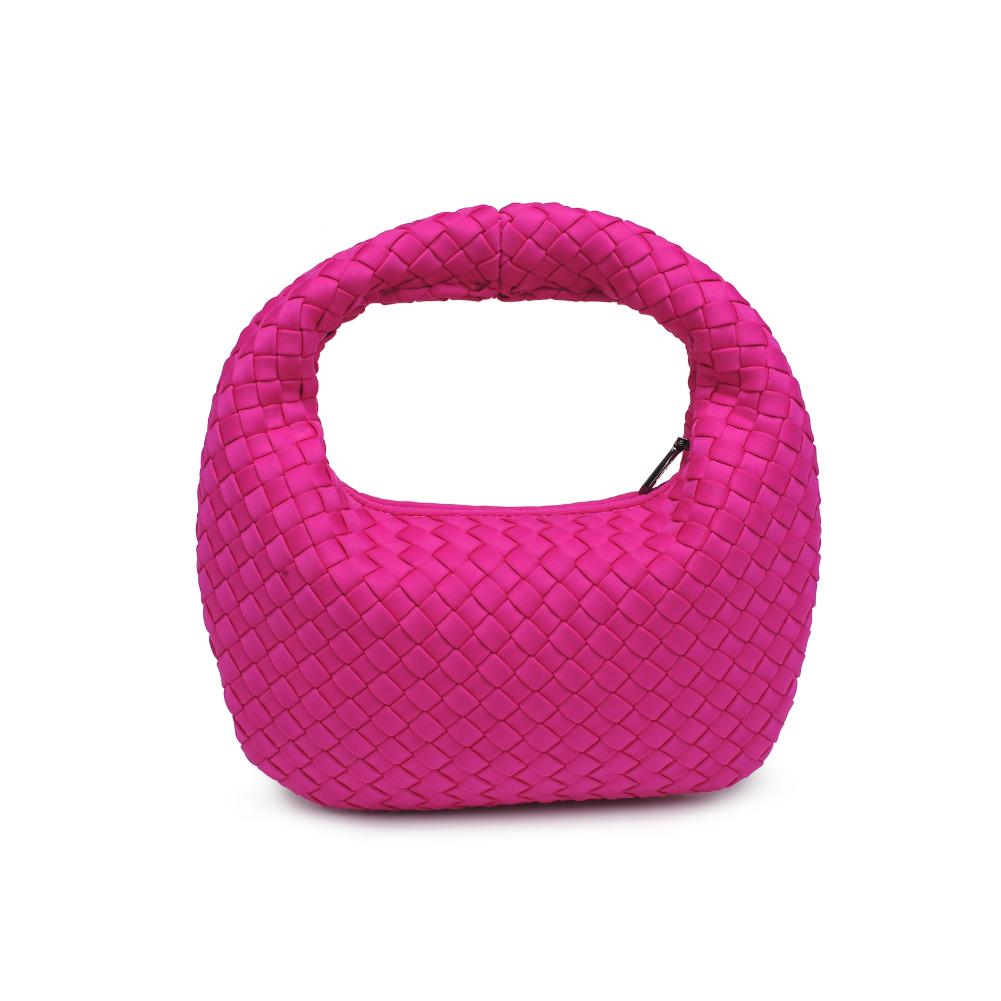 Product Image of Sol and Selene Dare to Dream - Small Woven Neoprene Clutch 841764111102 View 3 | Fuchsia