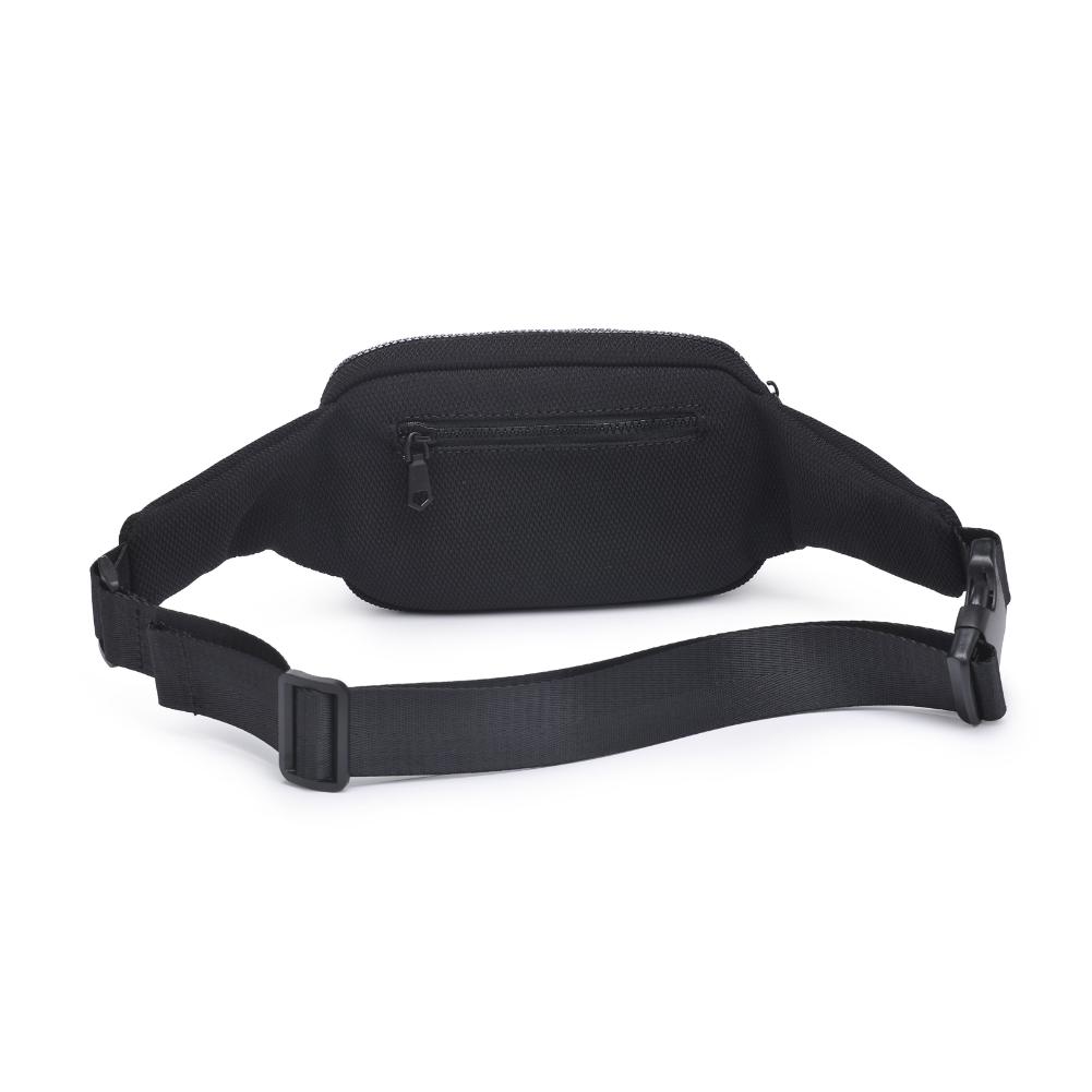 Product Image of Sol and Selene Hip Hugger - Neoprene Mesh Belt Bag 841764109819 View 7 | Black
