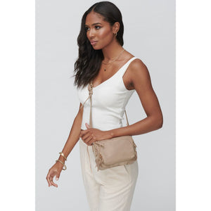 Woman wearing Nude Sol and Selene Pristine - Small Crossbody 841764103695 View 2 | Nude