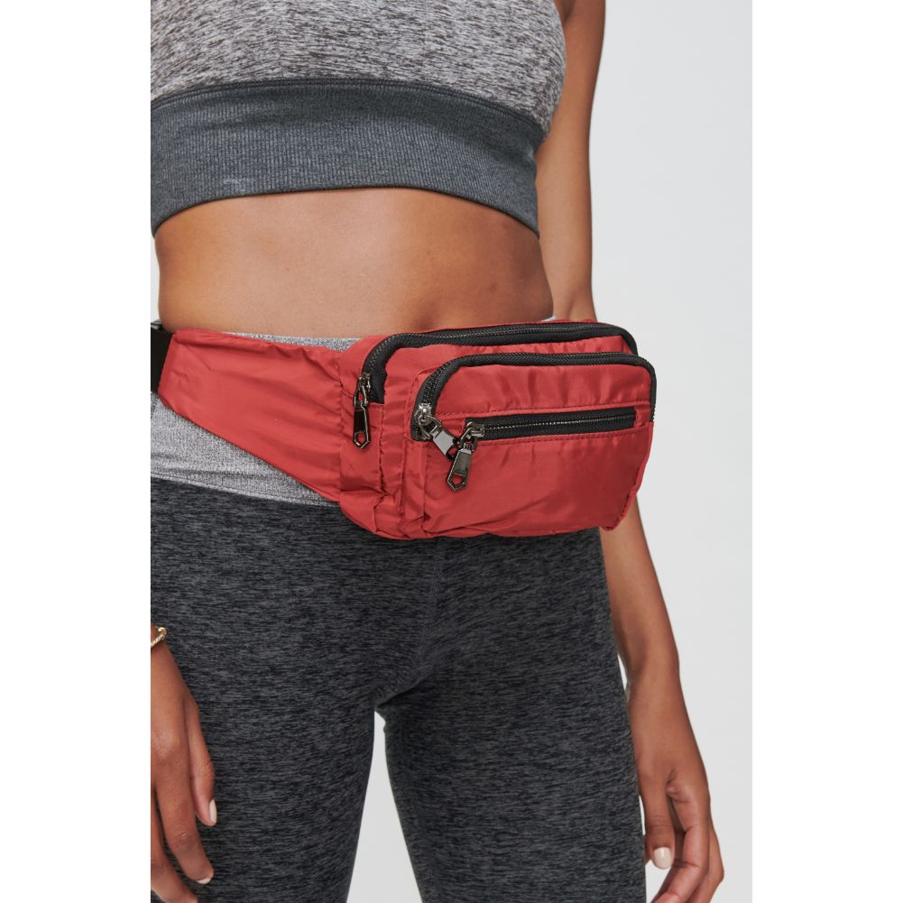 Woman wearing Scarlet Sol and Selene Hip Hugger Belt Bag 841764103930 View 2 | Scarlet