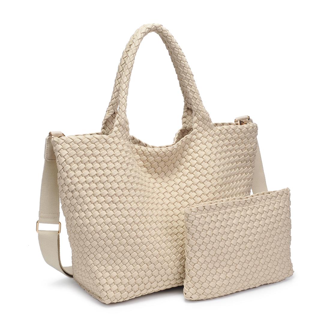 Product Image of Sol and Selene Sky&#39;s The Limit - Medium Sustainable Tote 841764111584 View 6 | Beige