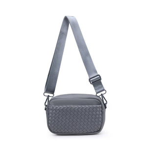 Sol and Selene Inspiration - Woven Neoprene Crossbody 841764108348 View 7 | Grey