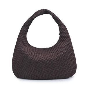 Product Image of Sol and Selene Dare to Dream - Large Woven Neoprene Hobo 841764110938 View 7 | Chocolate