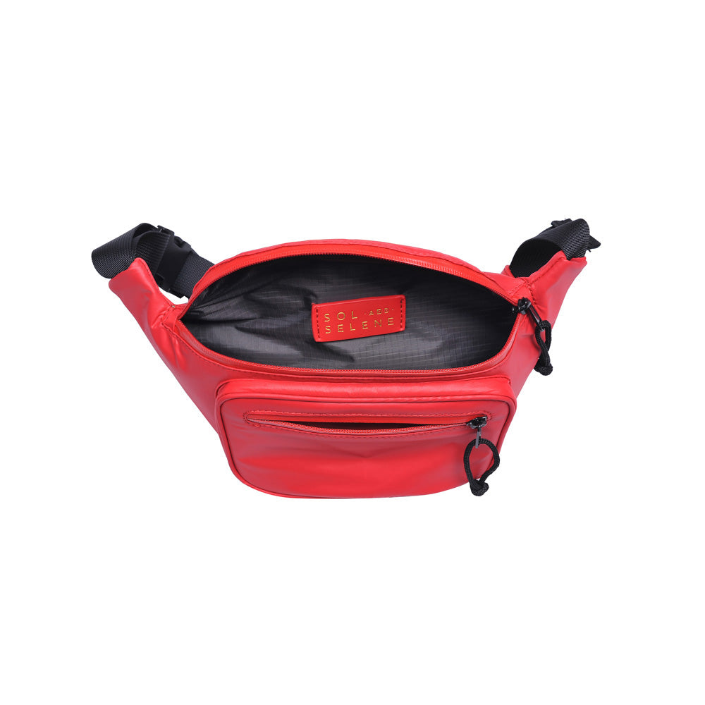 Product Image of Sol and Selene Hands Down Belt Bag 841764104234 View 8 | Bright Red