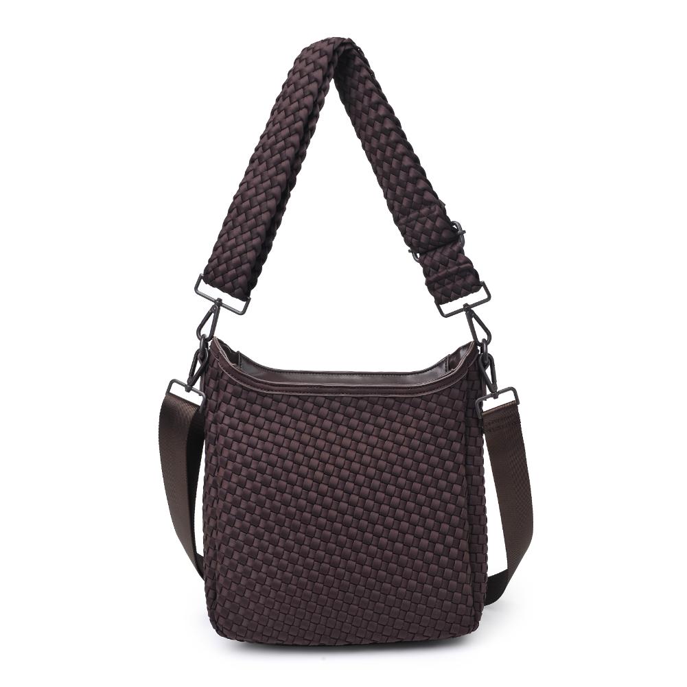 Product Image of Sol and Selene Kismet - Woven Neoprene Crossbody 841764110167 View 7 | Chocolate