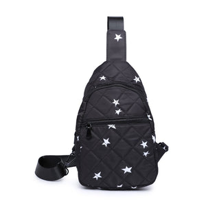 Product Image of Sol and Selene Motivator Sling Backpack 841764106887 View 5 | Black Star