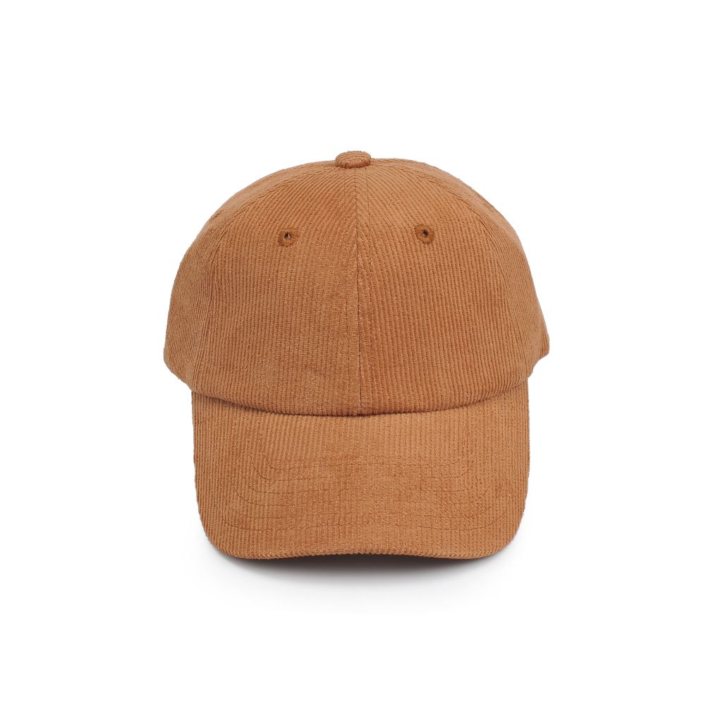 Product Image of Sol and Selene Corduroy Baseball Hat Baseball Cap 818209014823 View 2 | Tan