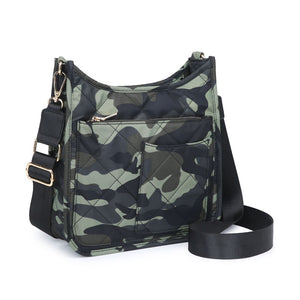 Product Image of Sol and Selene Motivator Messenger Crossbody 841764106757 View 6 | Camo