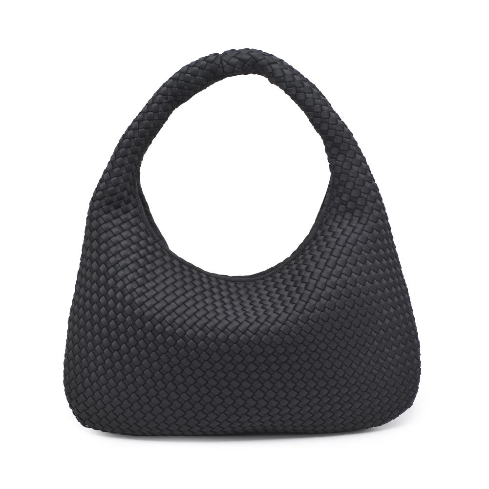 Product Image of Sol and Selene Dare to Dream - Large Woven Neoprene Hobo 841764110914 View 7 | Black