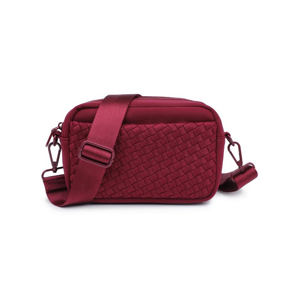 Sol and Selene Inspiration - Woven Neoprene Crossbody 841764110488 View 5 | Wine