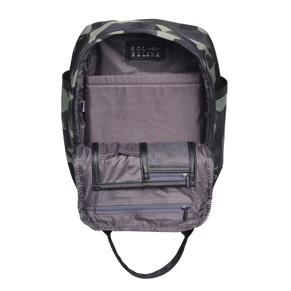 Product Image of Sol and Selene Iconic - Small Nylon Backpack 841764106719 View 8 | Camo