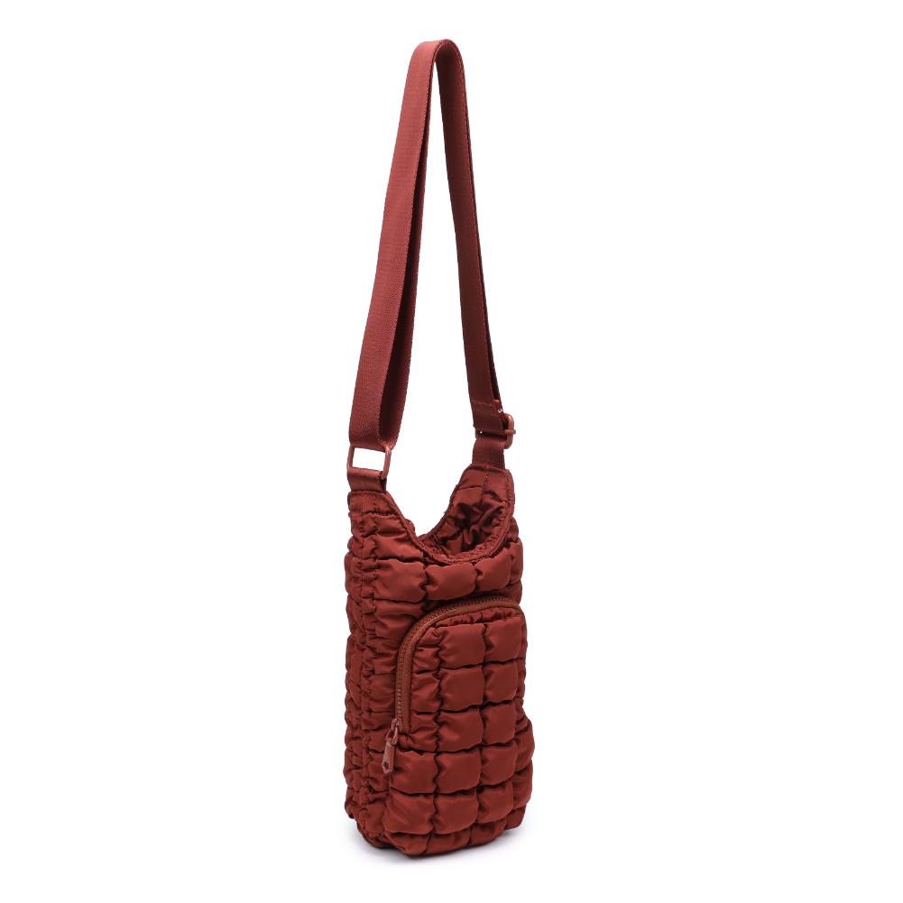 Product Image of Sol and Selene Let It Flow - Quilted Puffer Crossbody 841764110426 View 2 | Rust