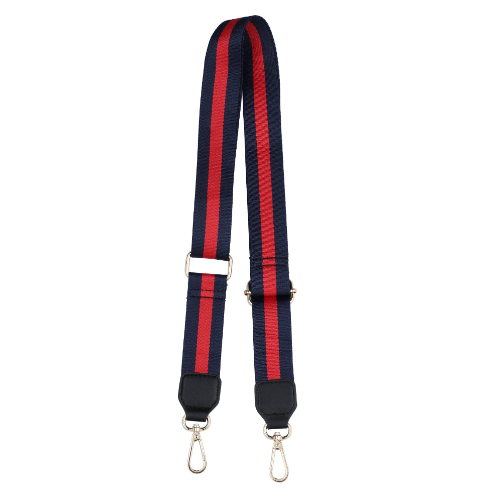 Product Image of Sol and Selene Adjustable Shoulder Crossbody Strap Shoulder Strap 841764106252 View 6 | Navy Red Navy