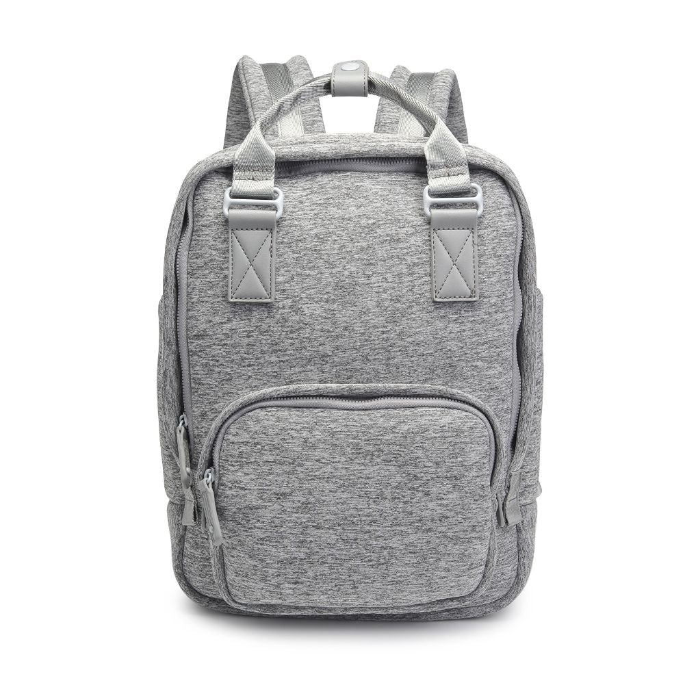 Product Image of Sol and Selene Iconic - Neoprene Backpack 841764106672 View 5 | Heather Grey