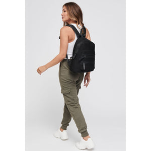 Woman wearing Black Sol and Selene Carpe Diem - Neoprene Backpack 841764105606 View 3 | Black