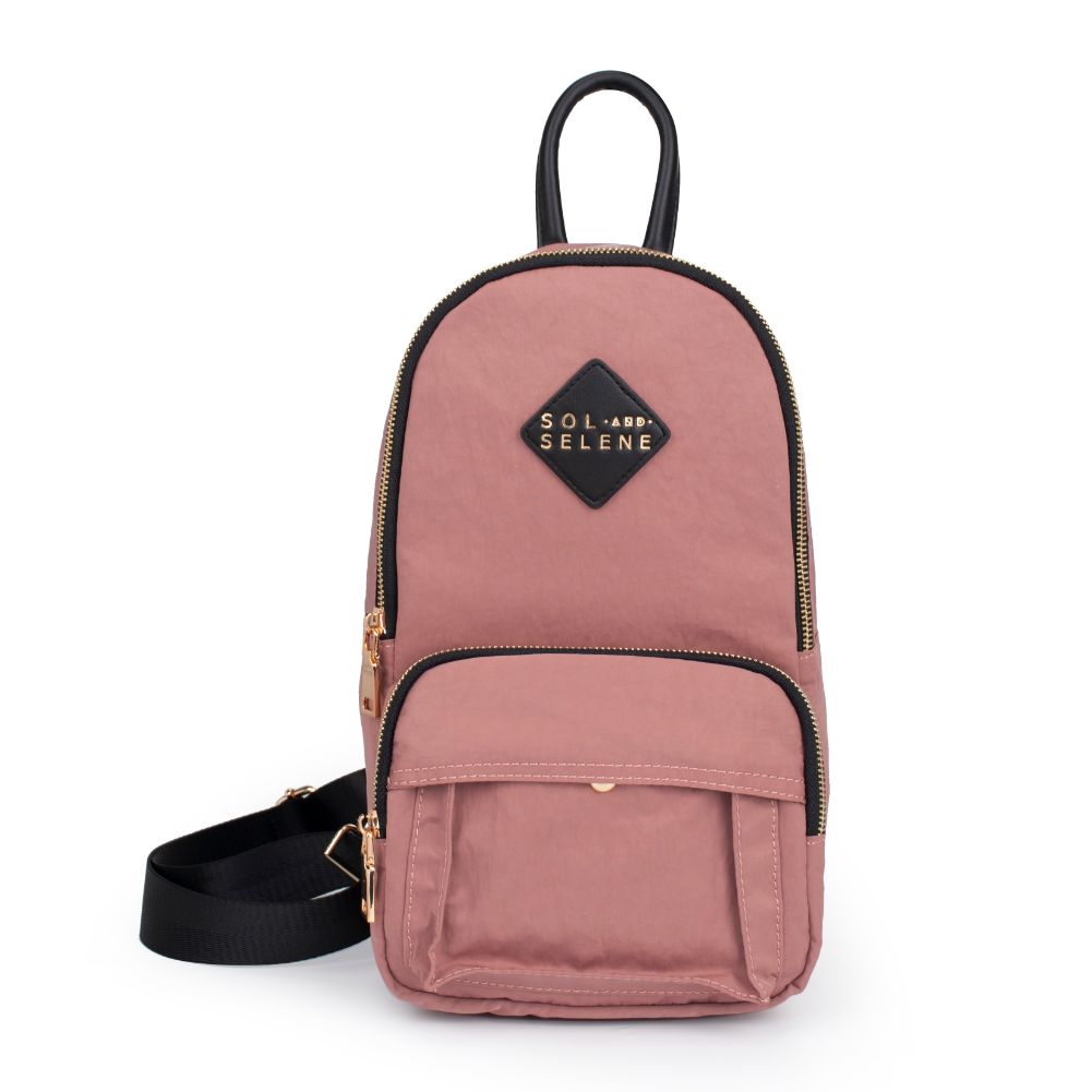 Product Image of Sol and Selene Hustle Sling Backpack 841764105576 View 5 | Mauve