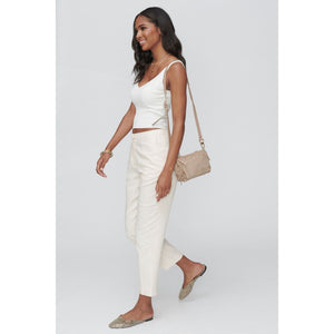 Woman wearing Nude Sol and Selene Pristine - Small Crossbody 841764103695 View 1 | Nude