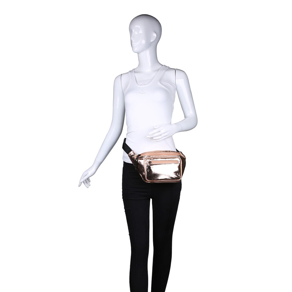 Product Image of Sol and Selene Hands Down Belt Bag 841764103633 View 5 | Rose Gold