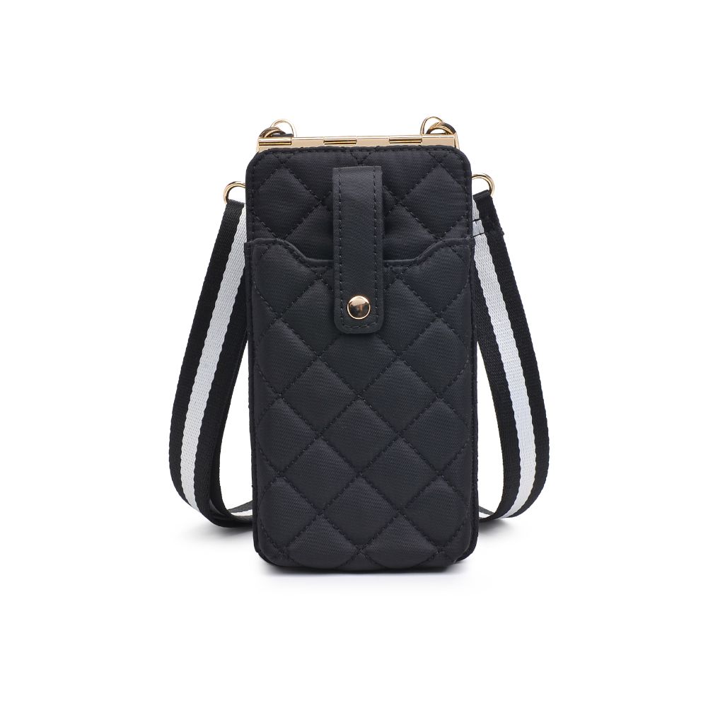 Product Image of Sol and Selene Duality - Quilted Cell Phone Crossbody 840611182265 View 5 | Black