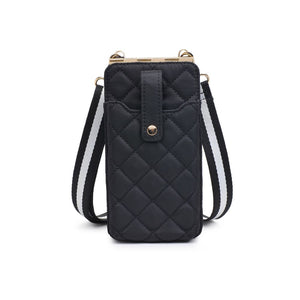 Product Image of Sol and Selene Duality - Quilted Cell Phone Crossbody 840611182265 View 5 | Black