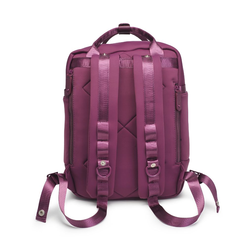 Product Image of Sol and Selene Iconic - Neoprene Backpack 841764106689 View 7 | Eggplant