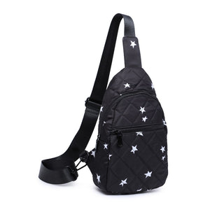 Product Image of Sol and Selene Motivator Sling Backpack 841764106887 View 6 | Black Star